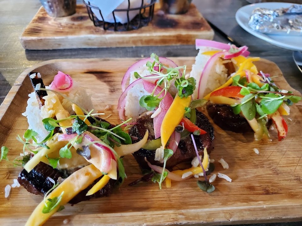 Deconstructed Pork Belly Tacos